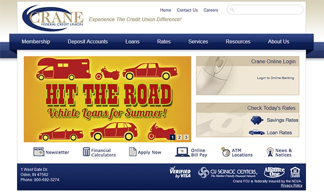 LKCS Launches Crane Credit Union Website