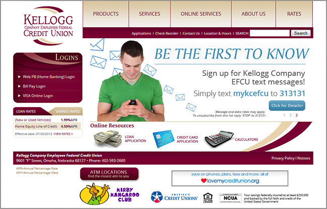 LKCS Launches New Website for Kellogg Employees FCU
