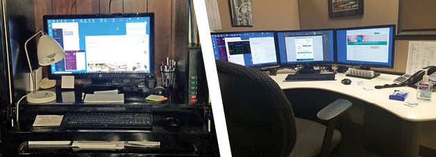 Work Stations At Home and In The Office
