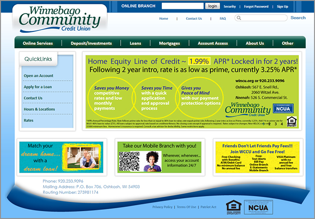 LKCS Launches Website for Winnebago Community Credit Union