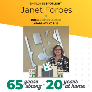 Photo of Janet Forbes, Creative Director at LKCS