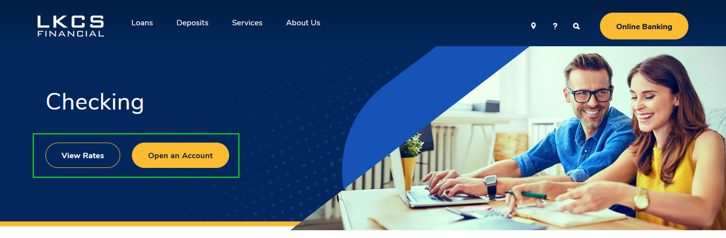 Screenshot of web page using proper, descriptive link titles.