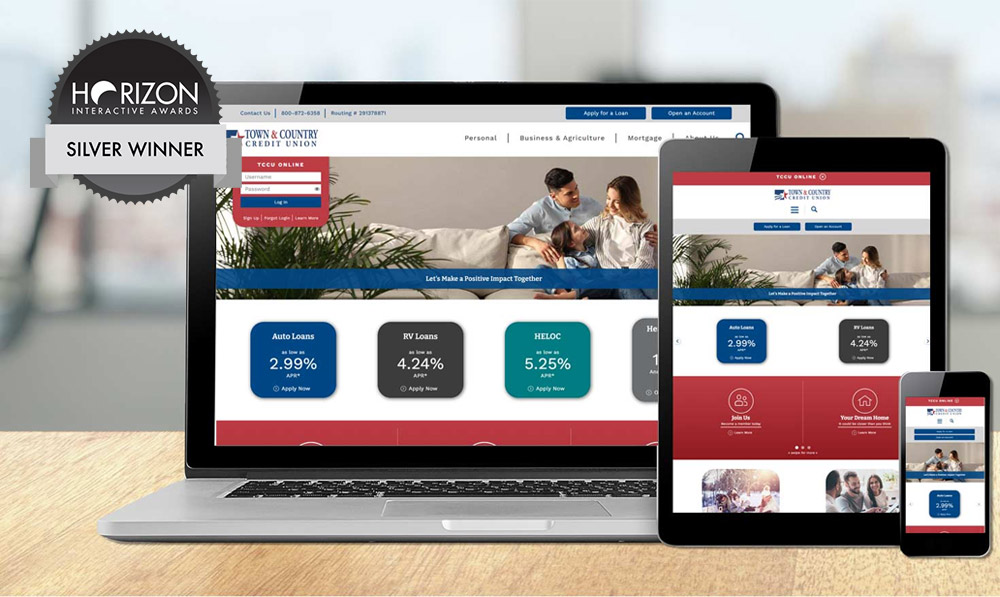 Town & Country Credit Union Website Design