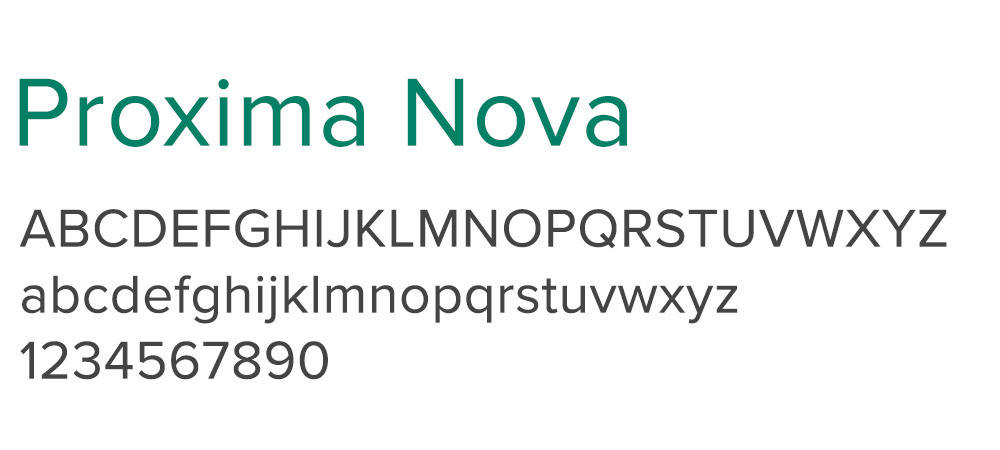 Proxima Nova Font Example